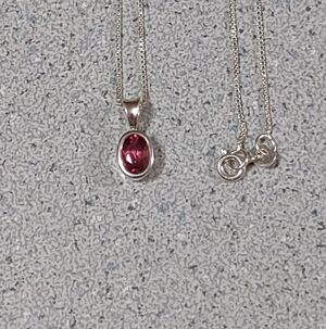Pink Tourmaline Necklace